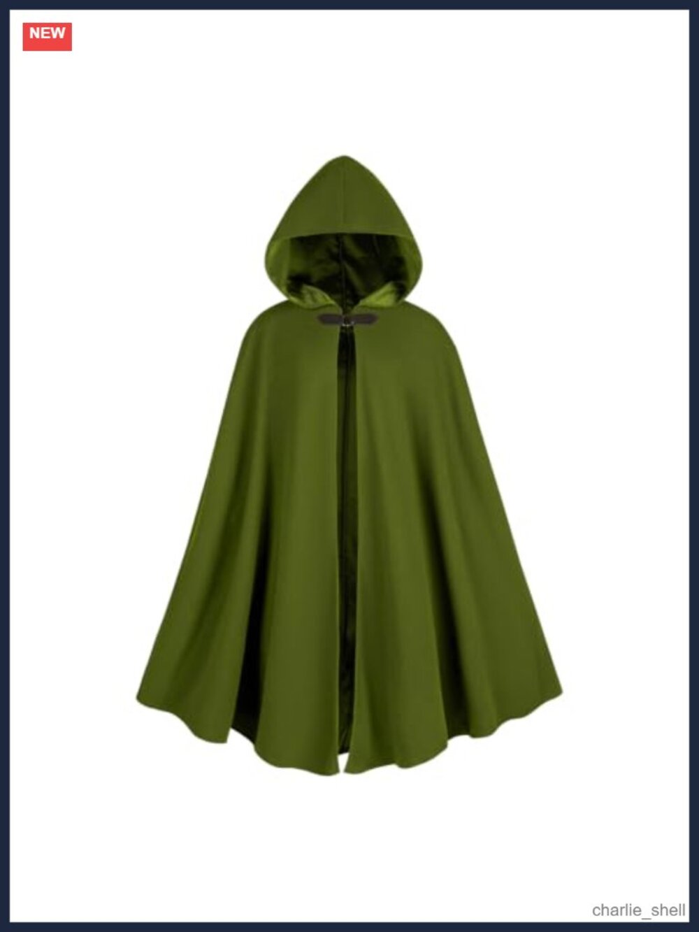 Renaissance Hooded Velvet Cloak Medieval Cosplay Cape Adult One Size